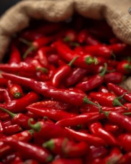 Premium Indian Sannam Red Chilli Pepper S4 Variety | Export Quality | per KG | Rainger International