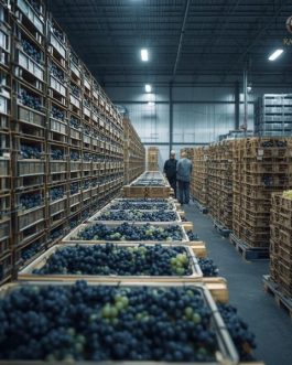Premium Indian Sharad Seedless Grapes from Maharashtra India | 4.5 KG Box | Rainger International